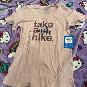 Columbia Women's Light Pink 'Take a Hike' Tee